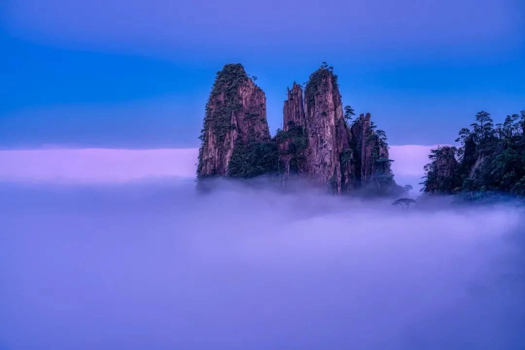莽山五指峰-天然畫布：莽山風景區