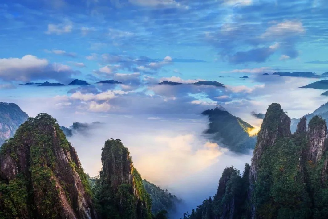 莽山五指峰-天然畫布：莽山風景區