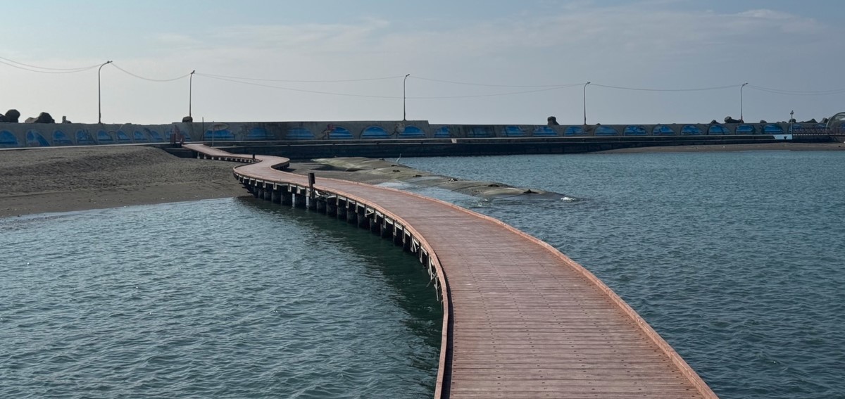 限封閉式通路使用-D3：彌陀漁港海岸光廊