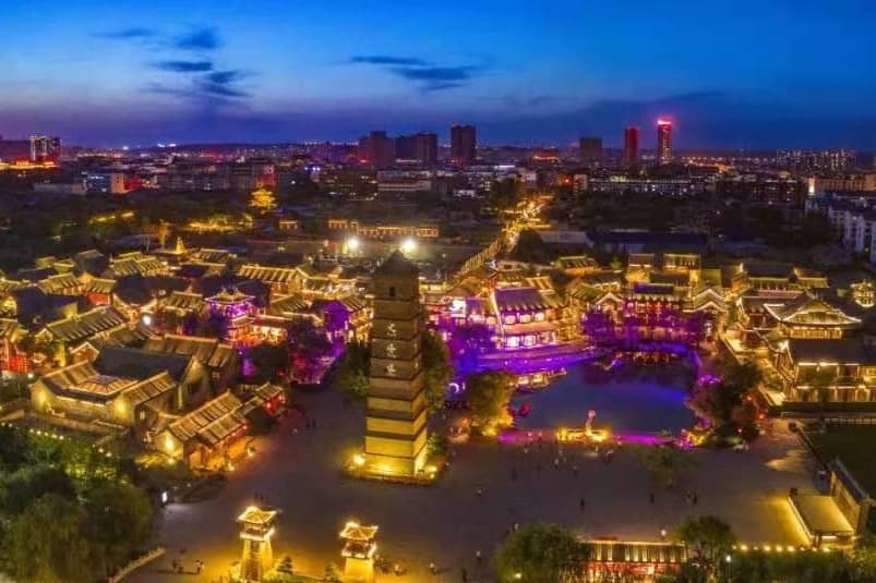 夜遊洛邑古城