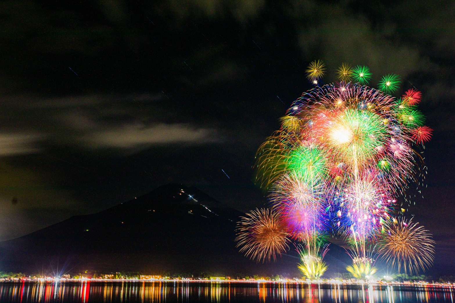 富士山花火大會(山中湖報湖祭)