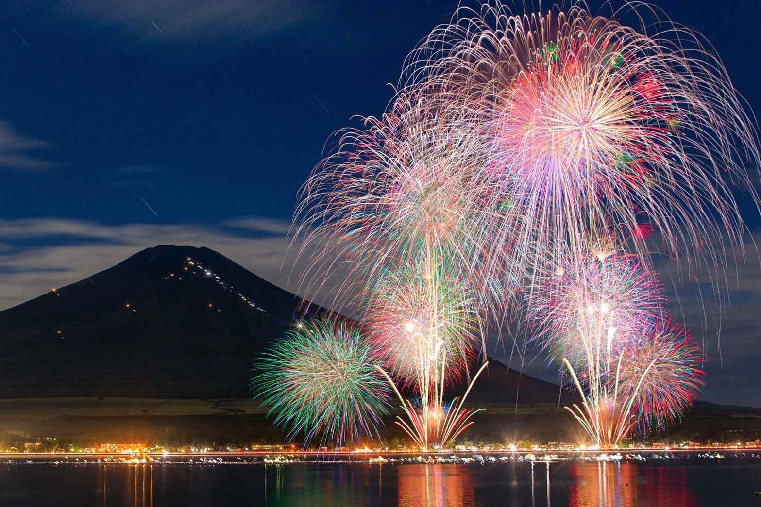 富士山花火大會(山中湖報湖祭)