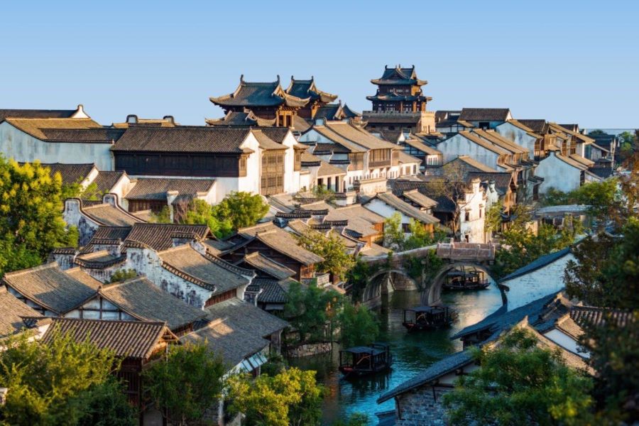 鹽官古鎮-乾隆下江南四度流連於此：潮樂之城鬧新春