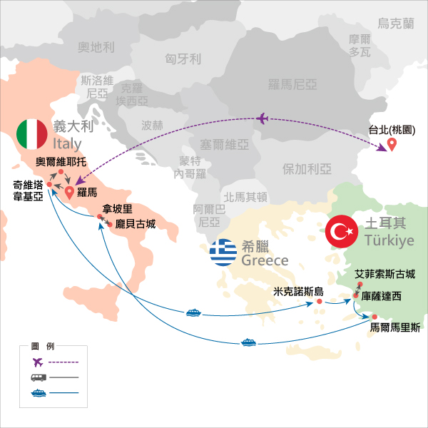 行程路線