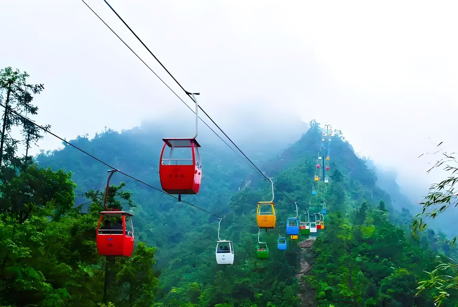 丹霞山(纜車往返)