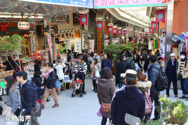 熱海平和通商店街-熱海梅園梅花祭