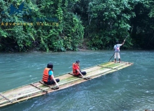 D2：叢林山谷竹筏漂流
