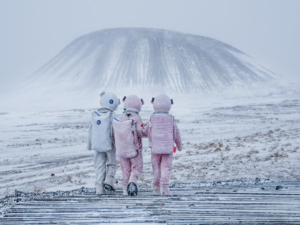 烏蘭哈達火山(冬天)太空服旅拍-烏蘭哈達火山(含太空人服拍照)