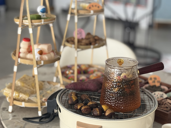 火山腳下圍爐煮茶-火山腳下圍爐煮茶