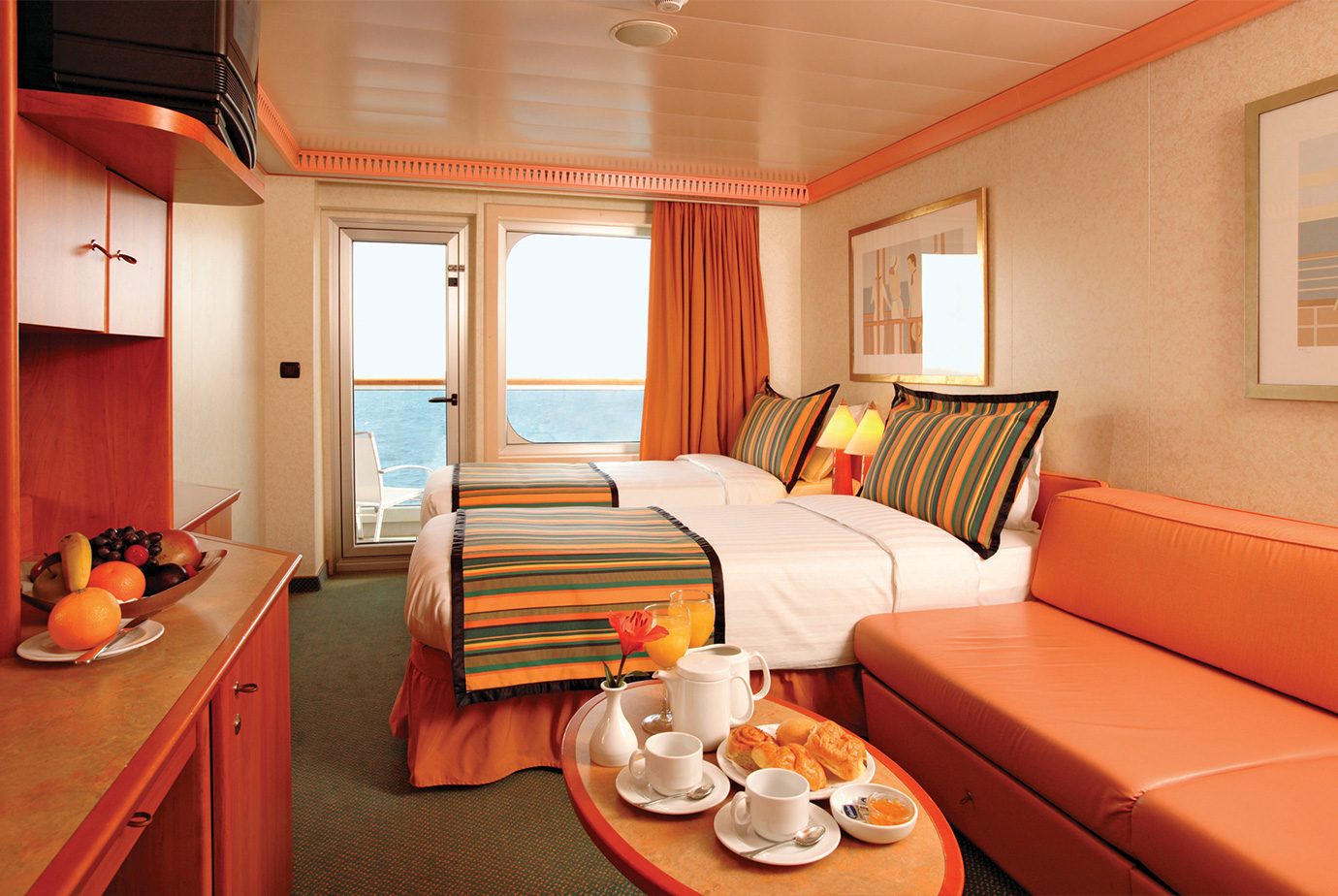 陽台房-推門即海風，擁抱專屬你的海洋假期-艙房介紹