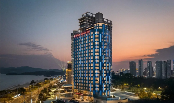 汕尾海濱大道浩輝希爾頓花園酒店-國際品牌住宿(六晚)