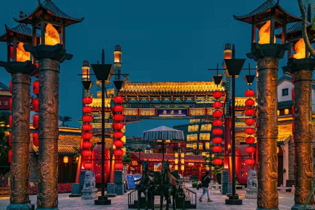 大唐不夜城唐瀆裏-鹽城世外桃源：大洋灣生態旅遊景區